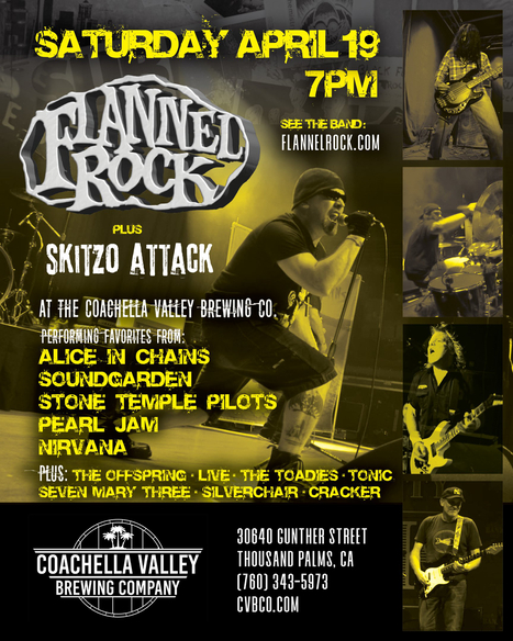 Flannel Rock show poster